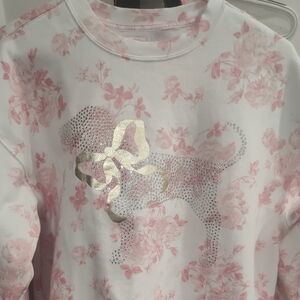 Pink X Loveshackfancy EUC Sweatshirt Medium